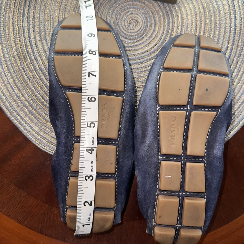 Blue Prada Loafers EU 39 - Picture 10 of 15